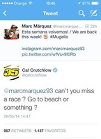 Cal Crutchlow a Marc Márquez: ¿Por qué no te vas a la playa?