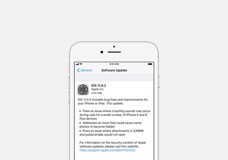 iOS 11.0.2 ya está disponible, corrige pequeños errores y mejora la experiencia de uso