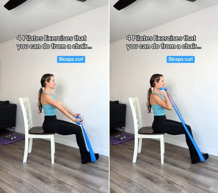 Pilates en silla para mayores de 60 años