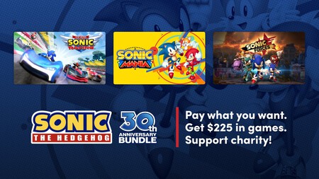 El nuevo Humble Bundle dedicado al 30 aniversario de Sonic contiene Sonic Mania, Sonic Forces y otros 11 juegos más por unos 8 euros