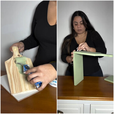 No lo sabía, pero si reutilizamos dos tablas de cortar podemos hacer esta cesta organizadora para el hogar 