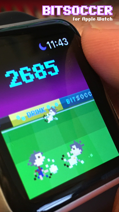 Bit Soccer, un diminuto juego de fútbol para Apple Watch