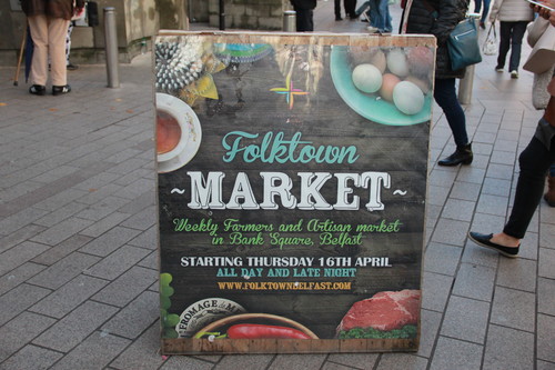 El mercado callejero de gastronomía de Folktown en Belfast