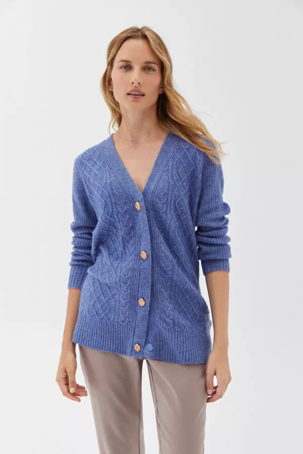 Cardigan punto soft