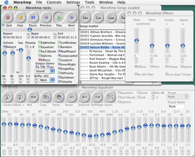MoreAmp, un reproductor de audio diferente