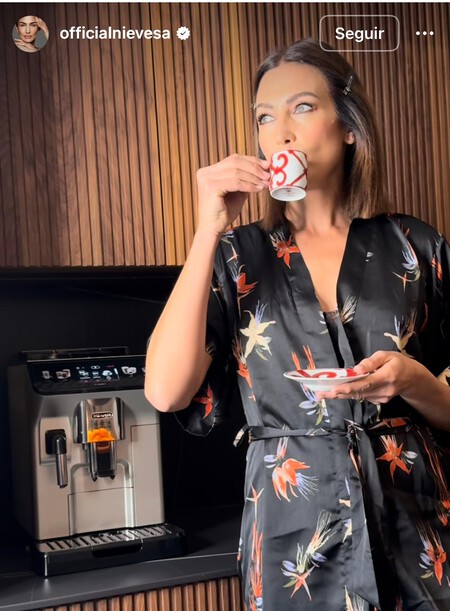 La cocina de la modelo.