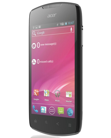 Acer Liquid Glow con Ice Cream Sandwich