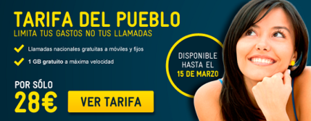 MásMóvil se atreve con una tarifa con llamadas ilimitadas y 1 Gb de datos por 28 euros