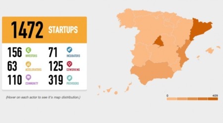 Cataluña es la región española más "emprendedora" según Spain Startup Map