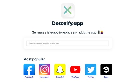 Window Y Detoxify App Digital Detox Made Easy