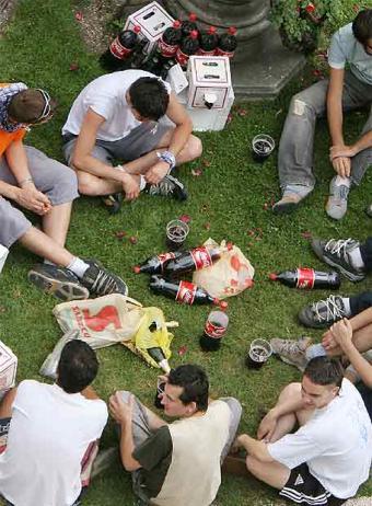 El deporte y el botellón no son una buena combinación