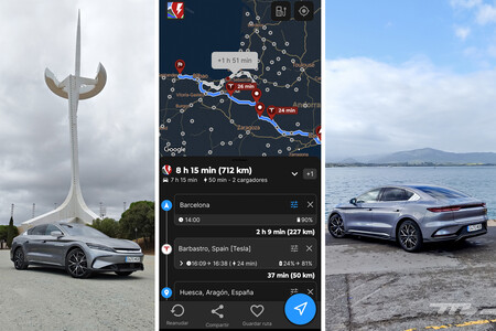 BYD Han Barcelona Santander app ABRP