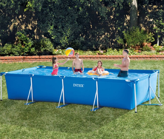 Pack Ahorro Piscina Rectangular Small Frame 220x450x84 Cm 5 Accesorios