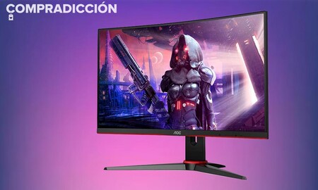 Este monitor gaming curvo de altas prestaciones tiene un precio muy ajustado en PcComponentes: AOC C24G2AE/BK por 199 euros