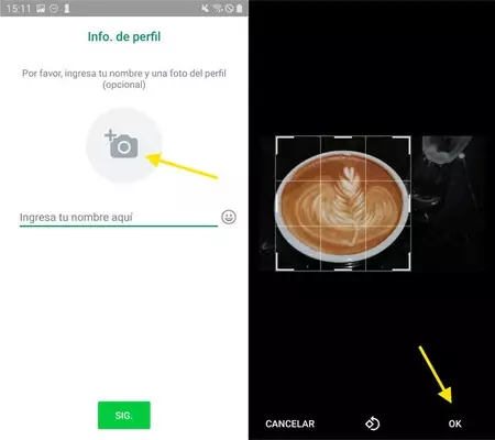 Whatsappの初期設定