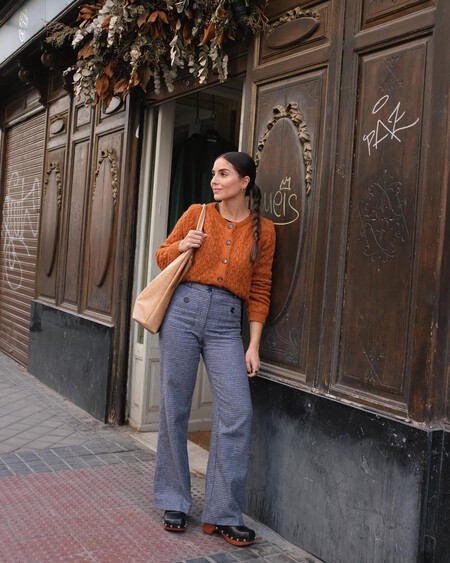 Zuecos Zara Piel Elegantes Setenteros Vintage