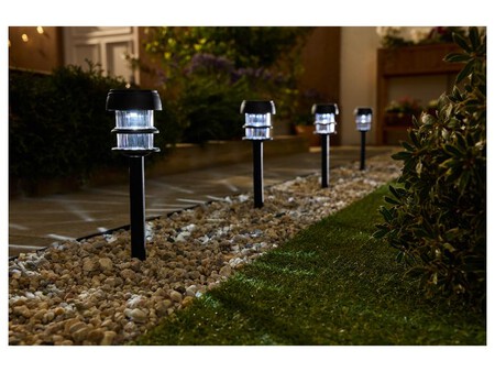 Luces solares LED, 4 piezas