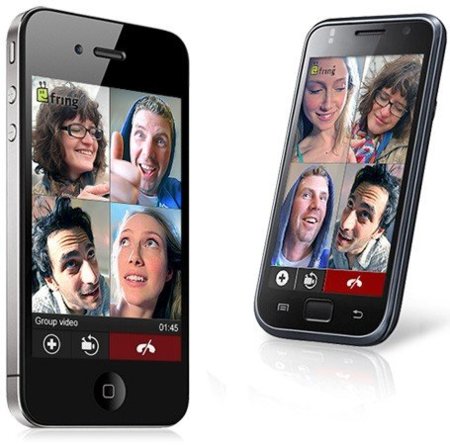 Fring y sus videollamadas grupales llegan a iOS y Android