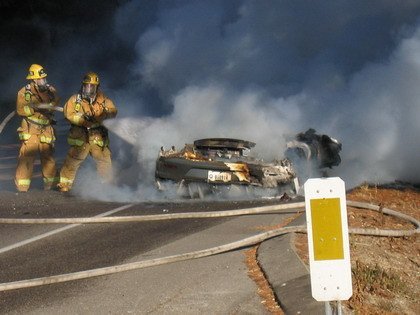 Ferrari F430 Ardiendo