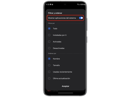 Borrar datos app Teclado Samsung