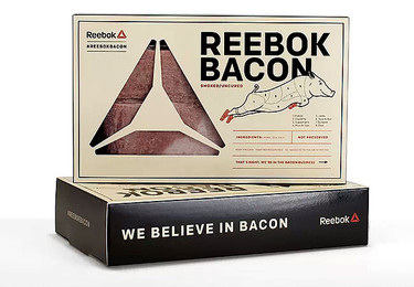 ¿Y si una marca deportiva te ofreciese bacon? Sí, Reebok lo hace