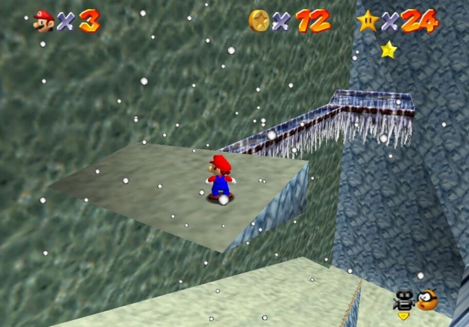 Super Mario 64 cómo conseguir la estrella Wall Kicks Will Work de Cool