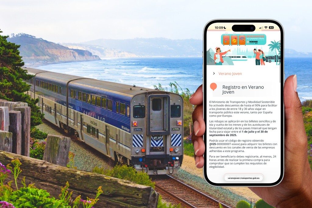 Ya sé cómo ahorrar viajando en vacaciones. Se llama Verano Joven 2025 y son unos descuentos que pueden pedirse desde el iPhone Ya sé cómo ahorrar viajando en vacaciones. Se llama Verano Joven 2025 y son unos descuentos que pueden pedirse desde el iPhone