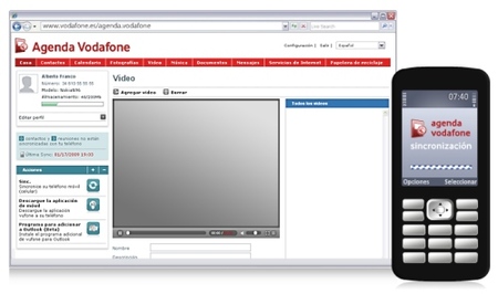 Agenda Vodafone, sincronización para móviles