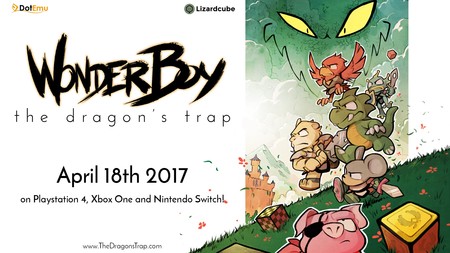 Wonderboy: The Dragon’s Trap llegará el 18 de abril a PS4, Xbox One y Nintendo Switch