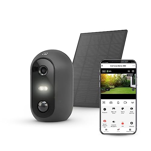 Garza Smart - Cámara de Vigilancia Solar Inalámbrica e Inteligente 