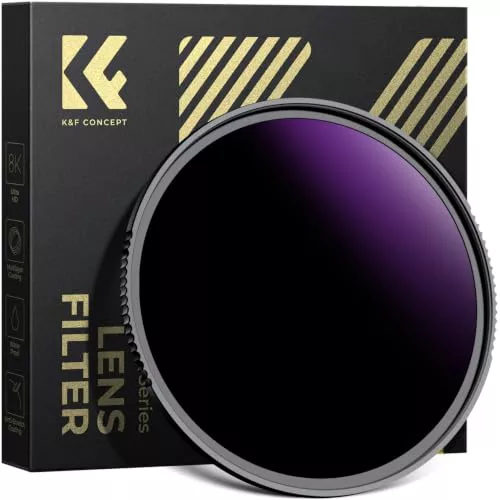 K&F CONCEPT 49mm Profesional Filtro ND1000000 de Cámara Eclipse Solar