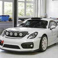 Porsche adelanta en estas imágenes un posible coche de rallies basado en el Cayman GT4 Clubsport