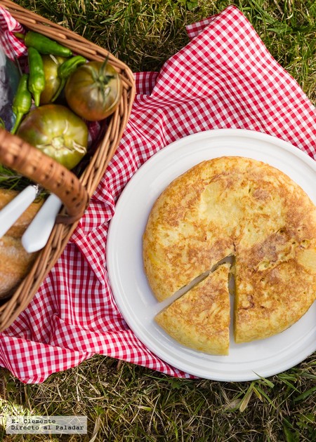 Tortilla de patatas con microondas. Receta