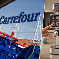 Carrefour liquida esta cafetera semiautomática con 20 bares, molinillo integrado y 1.350 W: ahora cuesta 99 euros 
