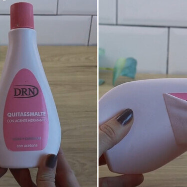 Si reutilizas un bote de quitaesmalte terminado puedes hacer esta preciosa decoración para el hogar 