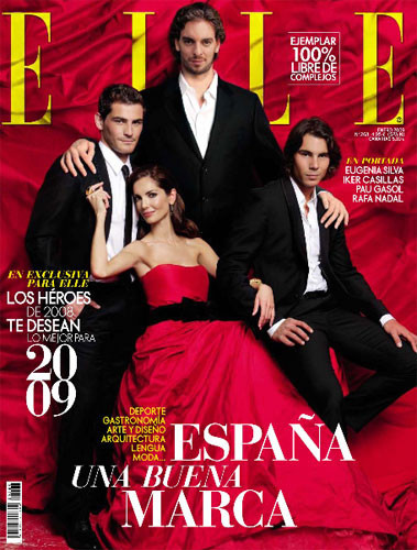 Nadal, Casillas y Gasol grandes protagonistas de Elle