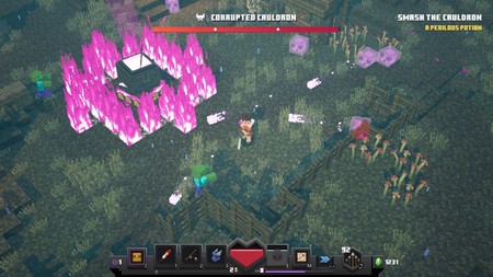 Minecraft: Dungeons: cómo derrotar al Caldero Corrupto