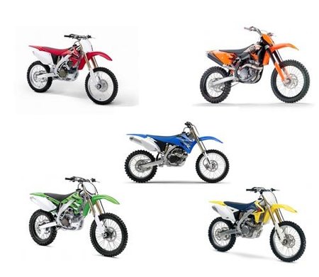 450 GP, motos originales