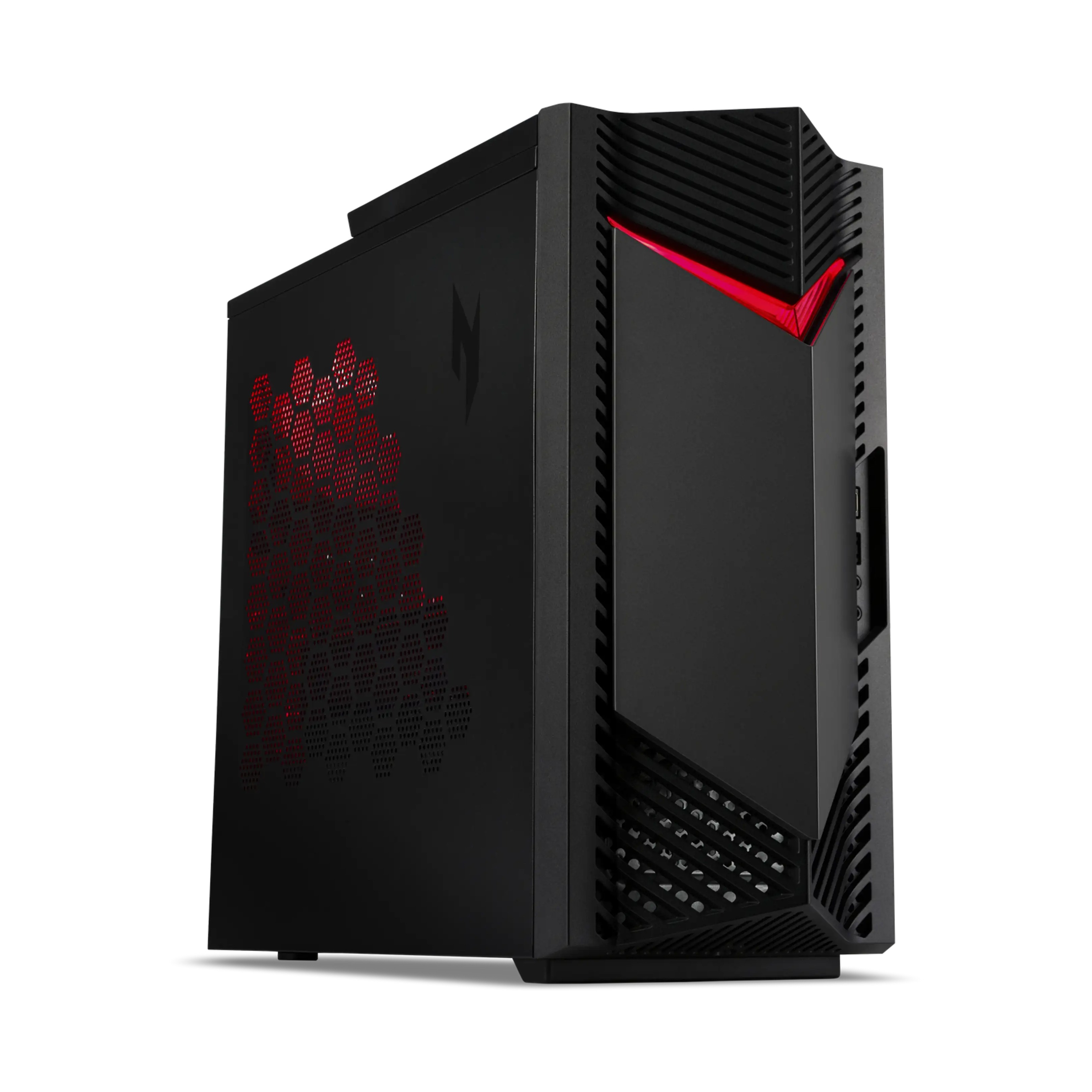 PC gaming - Acer Nitro 50 N50-656, Intel® Core™ i5-14400F, 16GB RAM, 512 GB SSD, GeForce RTX™ 5060, Sin sistema operativo, Negro