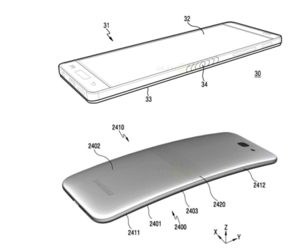 Cámara desmontable y pantalla flexible: la nueva patente de Samsung