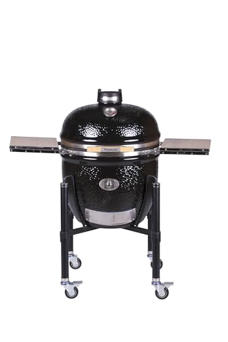 Monolith Classic Pro Series 2.0 Parrilla Kamado negra con carrito