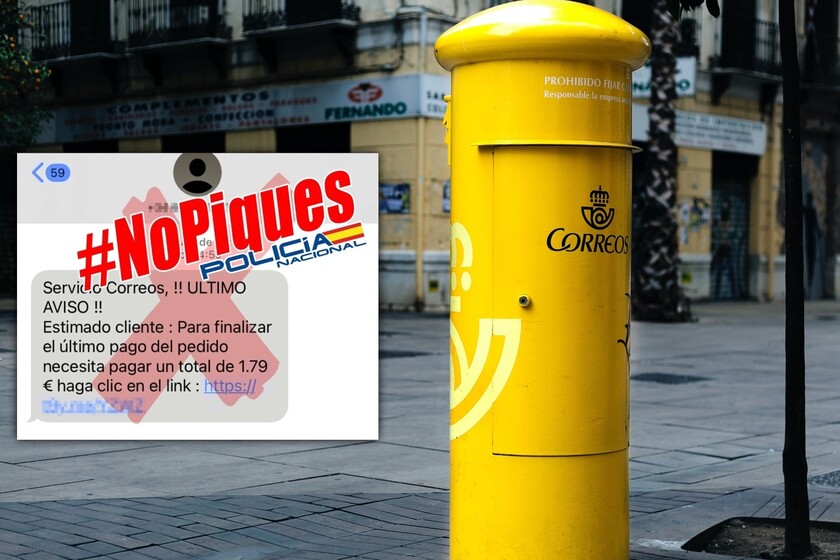 Si te llega un SMS de Correos pidiendo 1,79 euros, ten cuidado: la ...