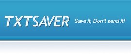 TXTSaver, otro block de notas online