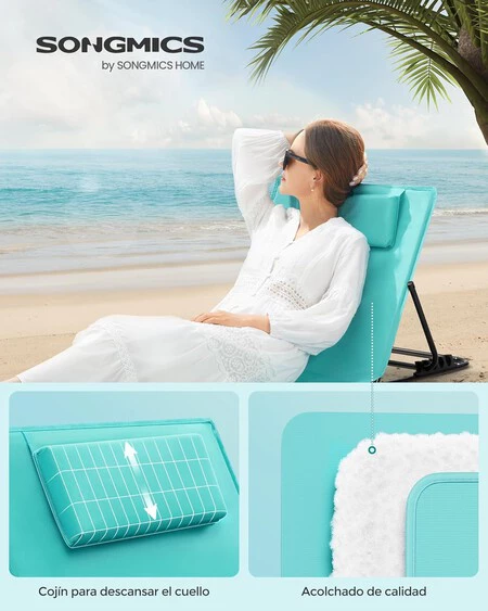 tumbona portátil ligera