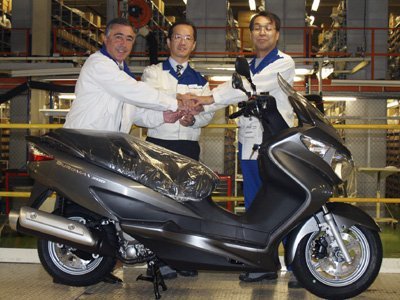 Burgman 125/200: Made in Spain