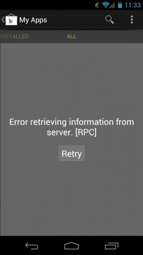 Un fallo en Google Play hace desaparecer las aplicaciones compradas de las cuentas de usuarios