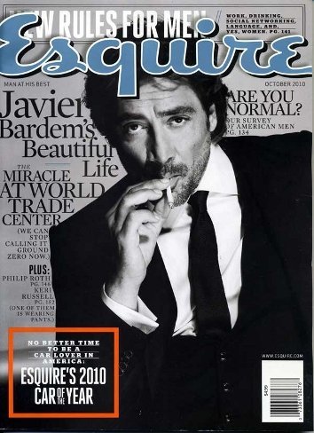 Javier Bardem en la portada de Esquire USA
