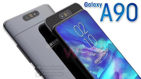 Samsung Galaxy A90 cámara rotatoria