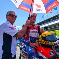 "Esta es la segunda mejor moto de MotoGP". Aleix Espargaró ha acabado eufórico tras su primera carrera con Honda 