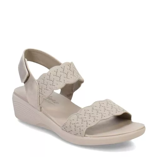 Skechers Arya - on the Rise - Sandalias para mujer, gris topo, 37 EU